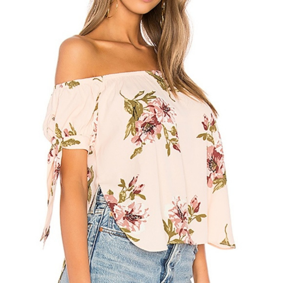 NWOT FLYNN SKYE maple top in blush gatherings! - Picture 3 of 8